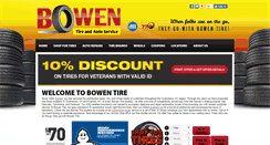 Desktop Screenshot of bowentire.com