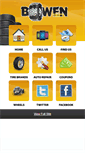 Mobile Screenshot of bowentire.com