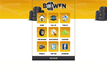 Tablet Screenshot of bowentire.com